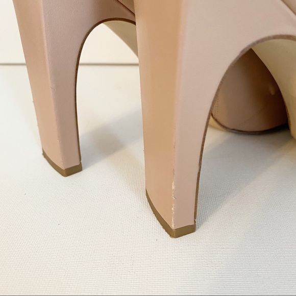 Nine West Quitit Light Natural Pearl Trim Ankle Boots - 9 - Picture 10 of 16